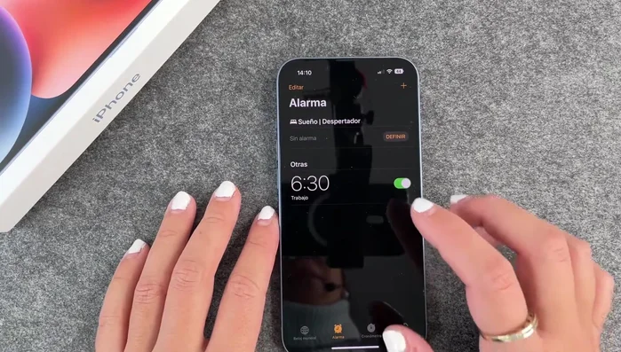 Guarda la configuración de tu alarma.