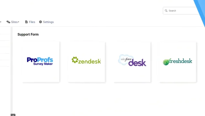 Herramienta de chat en vivo: Ofrece soporte en tiempo real directamente desde tu base de conocimiento.