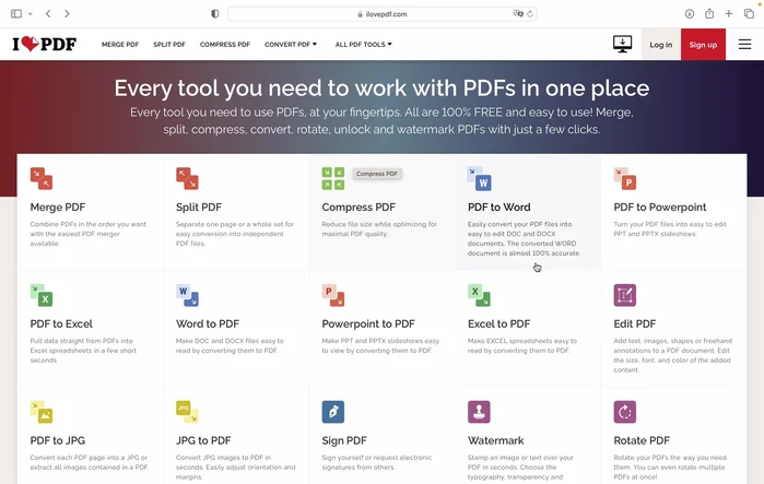 Subir el archivo PDF: Selecciona el archivo PDF que deseas editar desde tu computadora.