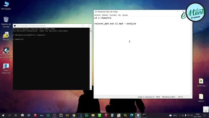 Copiar los parámetros del análisis (desde la consola) y pegarlos en el bloc de notas.