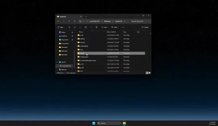 Busca la carpeta 'Perfil del sistema' y luego 'Datos de la aplicación'.