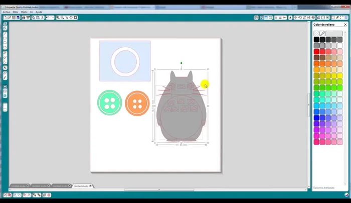 Desagrupa las formas para trabajar con cada elemento individualmente.