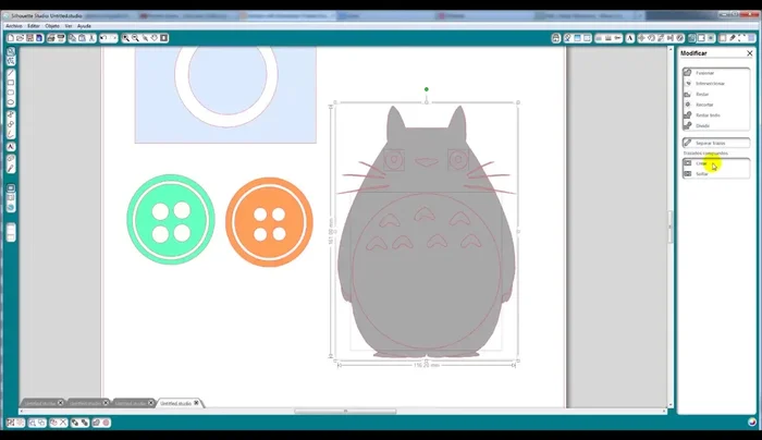 Crea el trazado compuesto sólo con las partes seleccionadas.