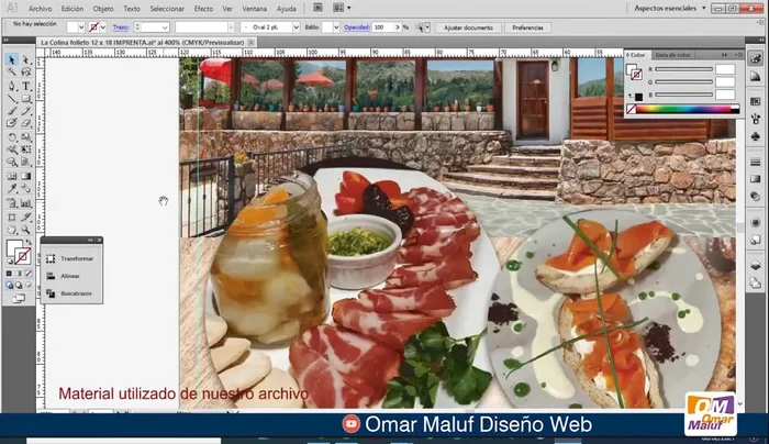 Agregar sangrado (demasía). Añadir 2 milímetros (o más, según la imprenta) a cada lado del documento para evitar bordes blancos tras el corte.
