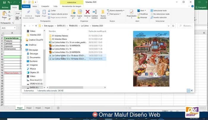 Incluir una muestra del trabajo final como PDF para que sirva de referencia a la imprenta.