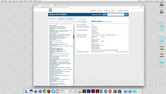 Identificar el "término preferido" en la ficha que se abre. Este es el término más usado en publicaciones académicas y ofrece mejores resultados de búsqueda.