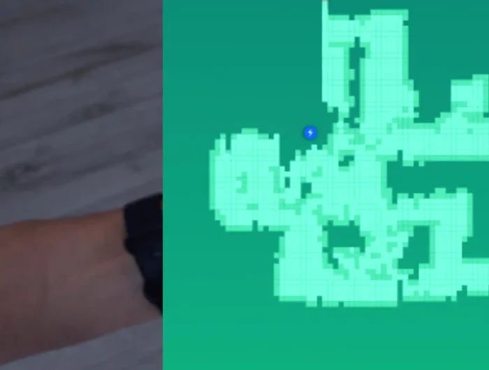 Utiliza los botones de la interfaz: 'Mapa' para ver el mapeo en tiempo real; 'Encendido/Apagado' para controlar el robot; y 'Carga' para enviarlo manualmente a la base.