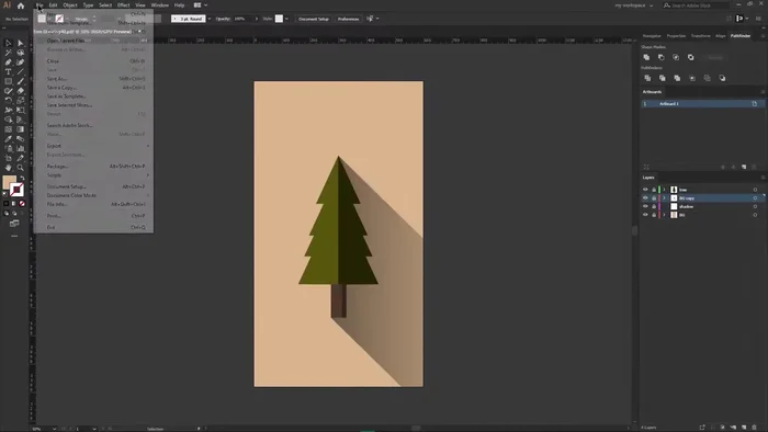 Ir al menú 'Archivo' y seleccionar 'Guardar como'.