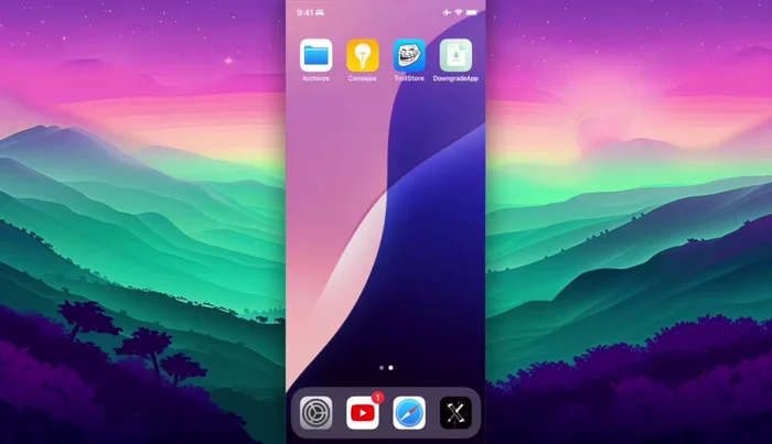 Esperar a que la aplicación se descargue e instale.