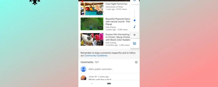 El vídeo se minimizará. Puedes mover la ventana flotante del vídeo a cualquier parte de la pantalla.