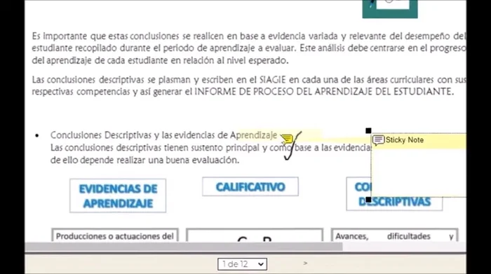 Subrayar y Resaltar: Selecciona el texto, elige un color de subrayado en la paleta superior, y cierra con la barra amarilla. Puedes insertar rectángulos y óvalos para resaltar secciones, seleccionando el color del trazo y el relleno.