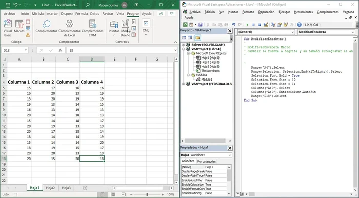 Detener la grabación de la macro haciendo clic en el botón 'Detener grabación' en la pestaña 'Programador' o en la barra de estado.