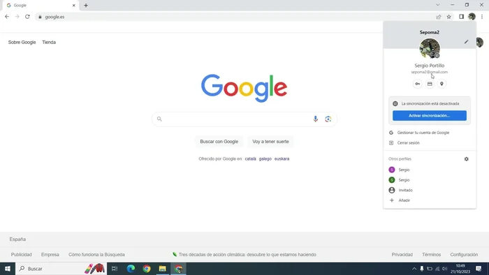 Selecciona 'Configuración'.