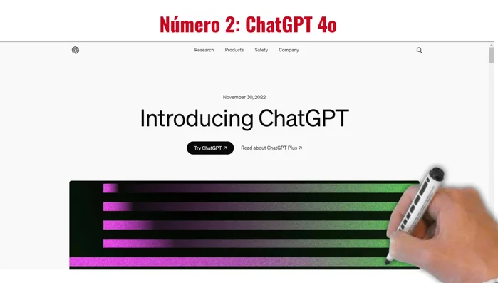 Accede a chatGPT 4 desde tu navegador e inicia sesión.