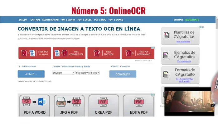 Dirígete a onlineocr.net.