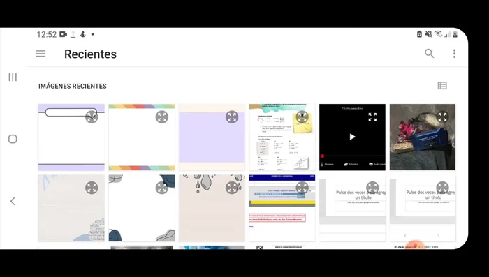 Agrega imágenes: usa el icono de insertar imágenes (o el icono de la galería) para seleccionar imágenes de tu galería.
