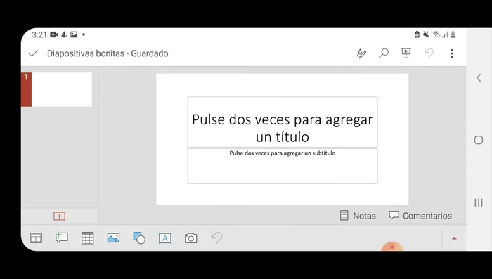 Agrega imágenes: usa el icono de insertar imágenes (o el icono de la galería) para seleccionar imágenes de tu galería.