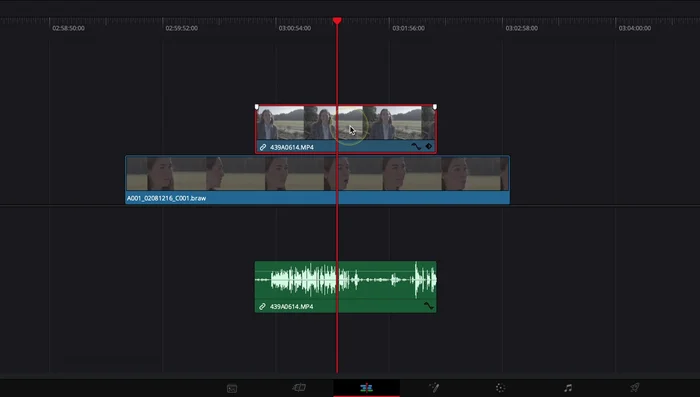 Hacer cortes si es necesario (tecla Opción/Alt + Comando/Ctrl + B)