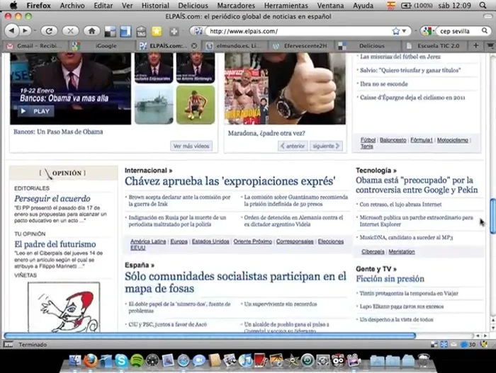 Haz clic en el icono RSS. Esto te llevará a una página de suscripción, o te permitirá copiar la URL del feed RSS.