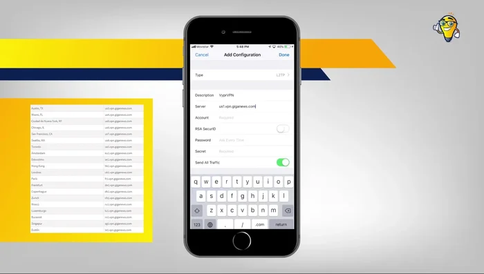 Introduce el nombre de usuario y contraseña del servidor seleccionado