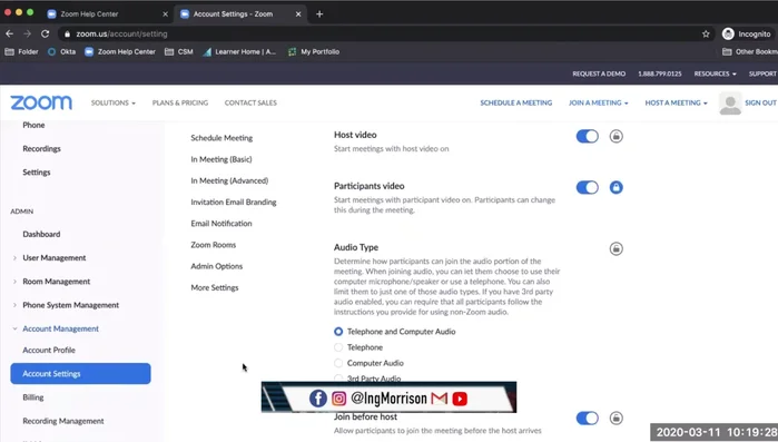 Considera las opciones de grabación, uso del teléfono y permisos de usuario para un mayor control.