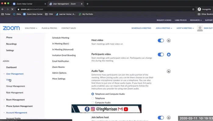 Si usas Zoom para fines corporativos o educativos, invierte en un plan de pago que ofrezca mayores garantías de seguridad.
