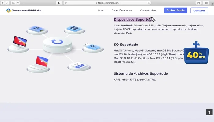 Utiliza una herramienta de recuperación de datos como Disk Drill para recuperar archivos perdidos del disco duro dañado. Descarga, instala, selecciona el disco y haz clic en 'Escanear'. Una vez encontrado, selecciona los archivos y recupéralos.