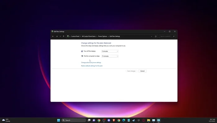 Aplicar los cambios.
