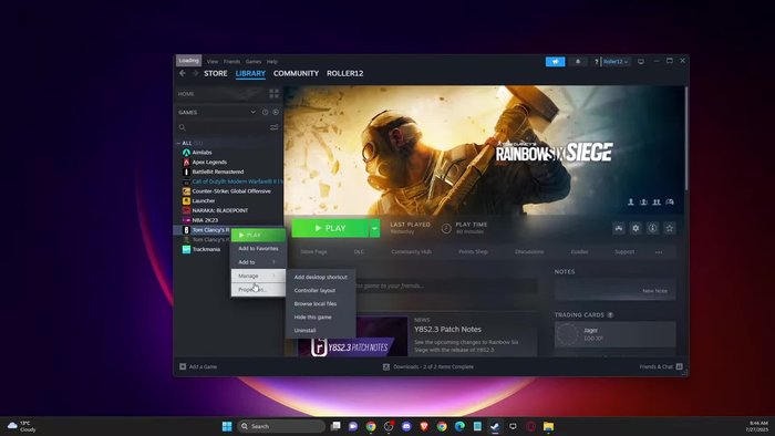 Ir a la pestaña 'Archivos locales'.