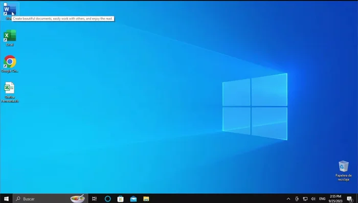 Abre Microsoft Word para verificar que el problema se ha solucionado.