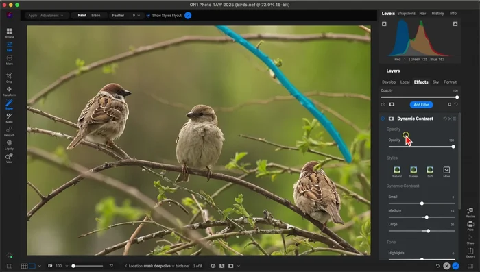 Ajusta el filtro a tu gusto.