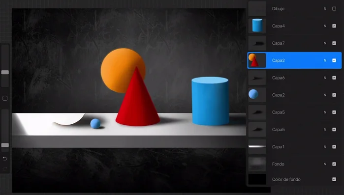 Combina las capas del grupo utilizando la opción "combinar hacia abajo" o similar en Procreate.