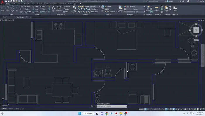 Abrir SketchUp, seleccionar la plantilla en metros.