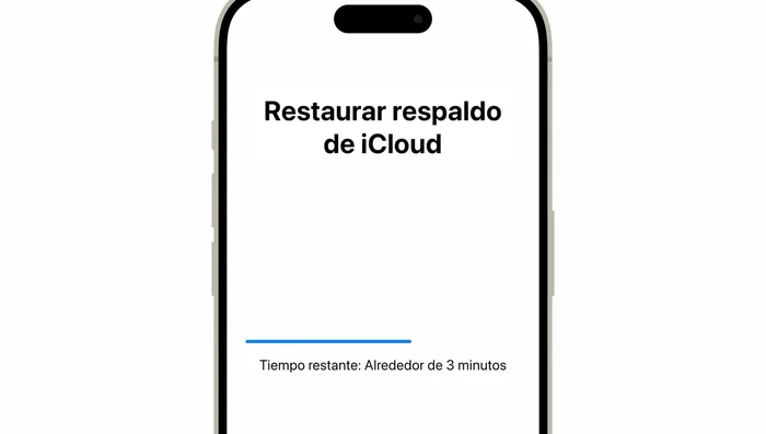 Asegúrate de que tu dispositivo permanezca conectado a Wi-Fi durante todo el proceso de restauración.