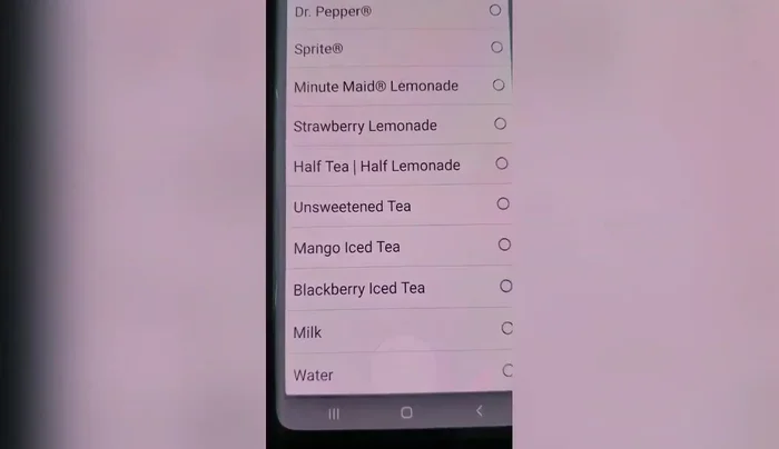 Escoger el platillo principal.