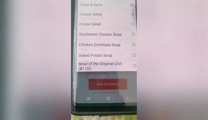 Escoger el platillo principal.