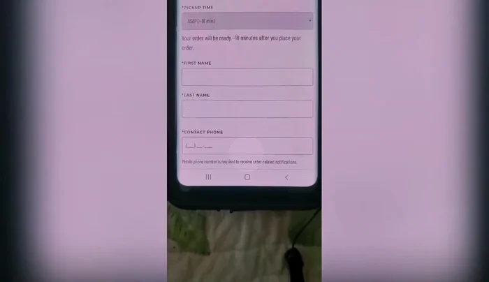 Especificar la hora de recogida.