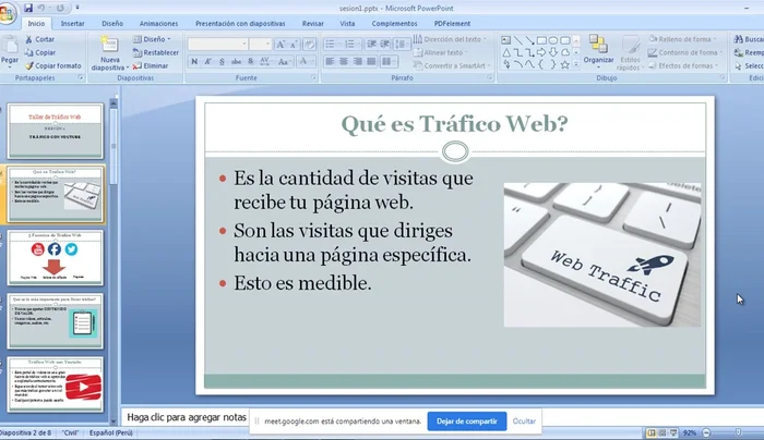 Presionar 'Compartir'.