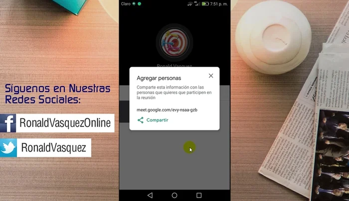 Crear una nueva reunión.