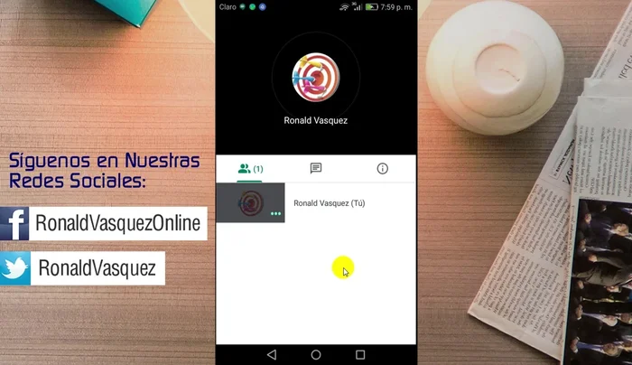 Para detener la presentación, presionar el botón 'Detener presentación'.