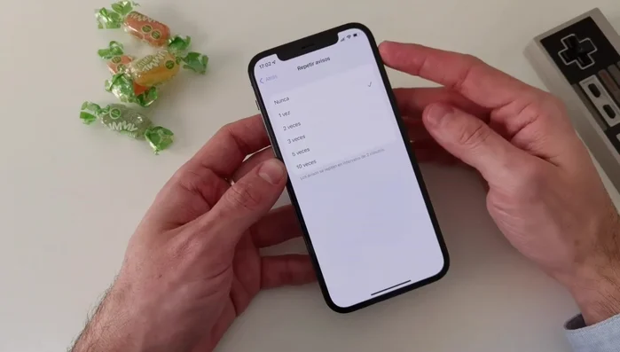 Ajusta la repetición de avisos: Decide si quieres recibir notificaciones repetidas o solo una vez.