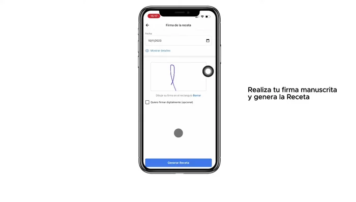 Elegir el método de envío: correo electrónico, WhatsApp u otra opción.