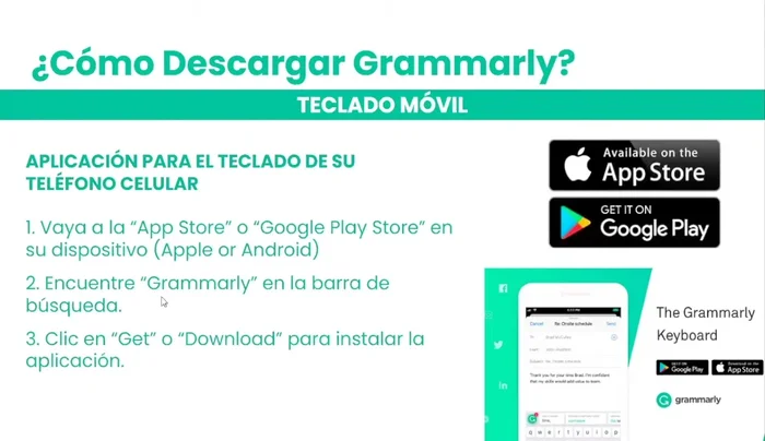 Activación de Grammarly:
