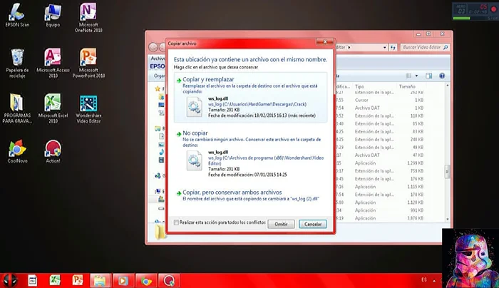 Actualizar los archivos (clic derecho y actualizar).