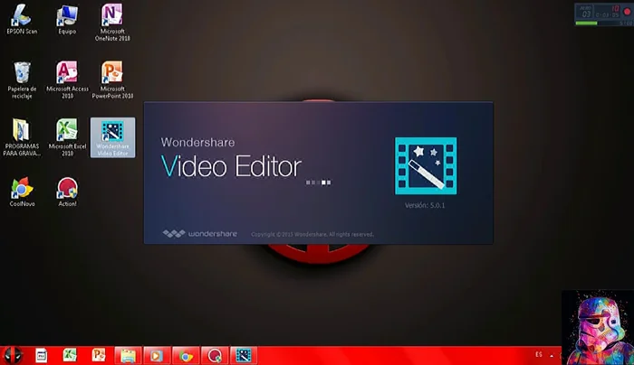 Reiniciar la aplicación Filmora X.