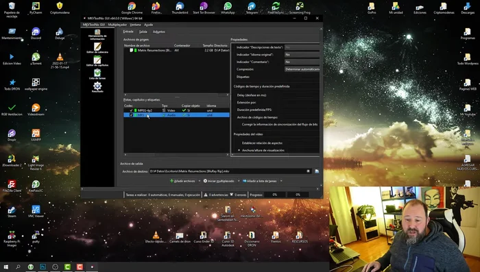 Seleccionar pista de audio: Asegurarse de que la pista de audio correcta esté seleccionada.