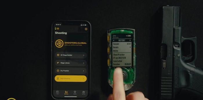 Actualiza la aplicación, ve a configuración, dispositivos Bluetooth, conecta tu temporizador y haz clic en actualizar.