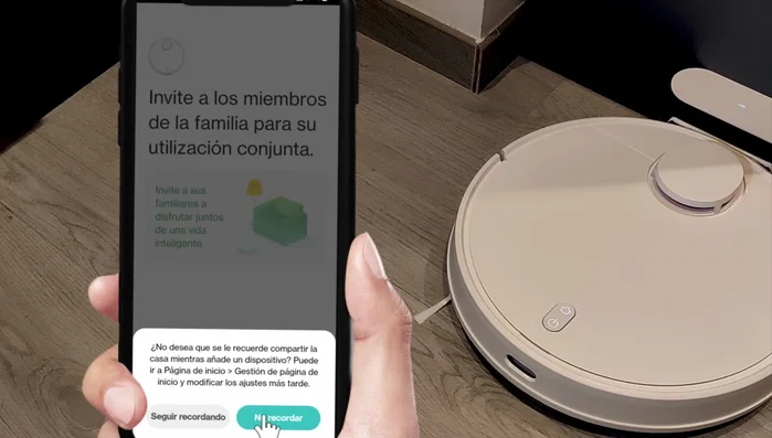 Compartir el robot con otras personas (opcional).