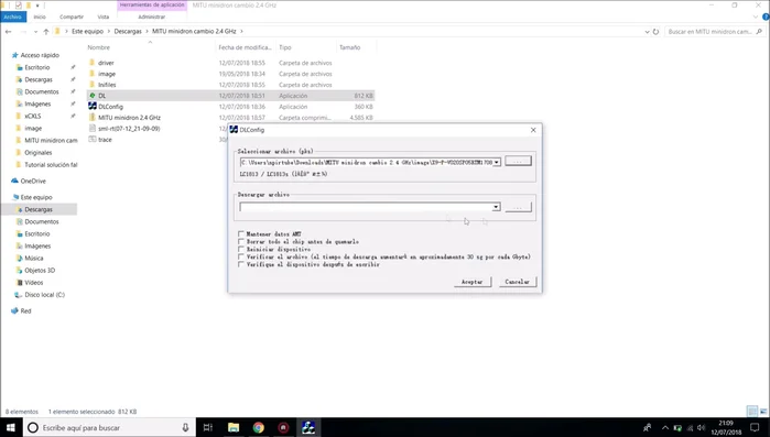 Esperar a que finalice la actualización (puede requerir apagar y encender el drone varias veces).