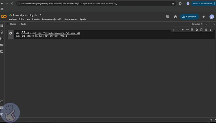 Ejecutar el código para instalar las librerías.